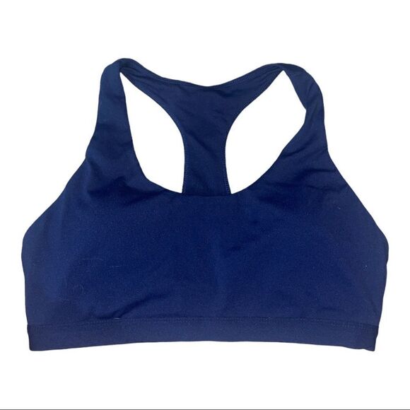 Fabletics Strappy Blue Purple Sports Bra M - Picture 2 of 4